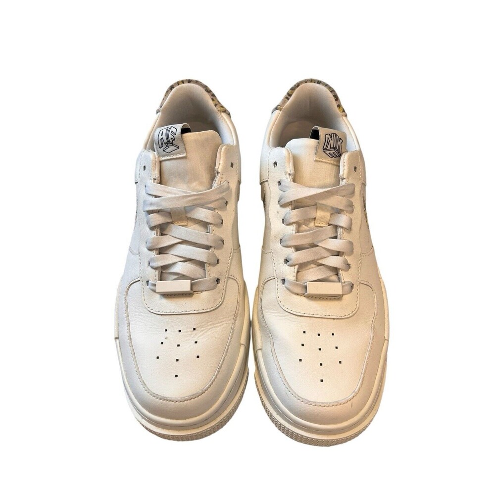 Nike Air Force 1 Low Pixel SE Leopard Sail Lemon Twist Women's Sneakers Size 9.5 - Picture 2 of 7